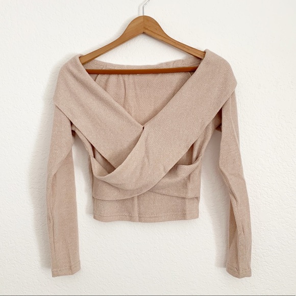 Knit Cross Over Top - Picture 6 of 9